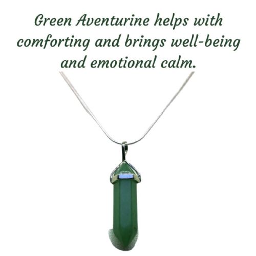 Green Aventurine Gemstone Pendant